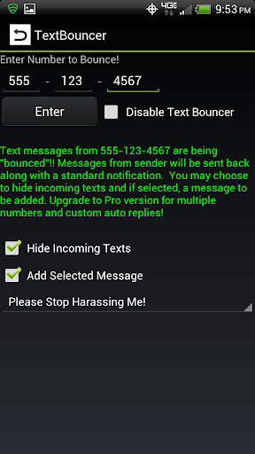Text Bouncer FREE