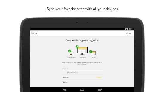 Yandex.Browser - screenshot thumbnail