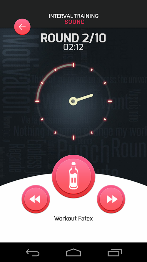 Android application Interval Training Sound screenshort