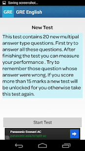 GRE English Screenshots 1
