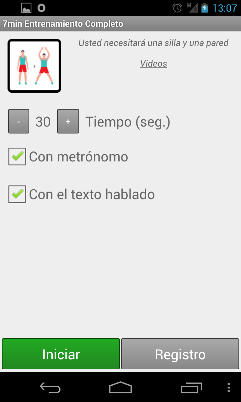 Android application 7min Full Workout screenshort