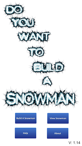 Do You Want To Build A Snowman