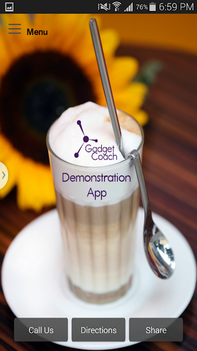 Gadget Coach Demo Coffee App
