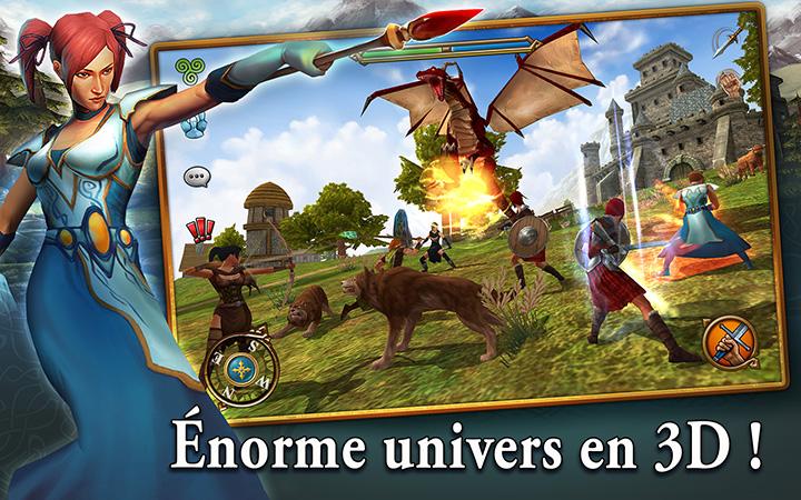 Android application Celtic Heroes - 3D MMORPG screenshort