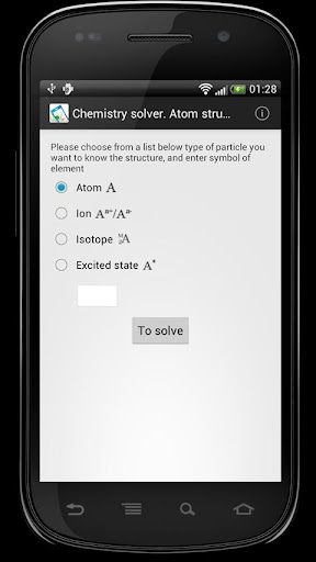 Chemistry Solver for Atom