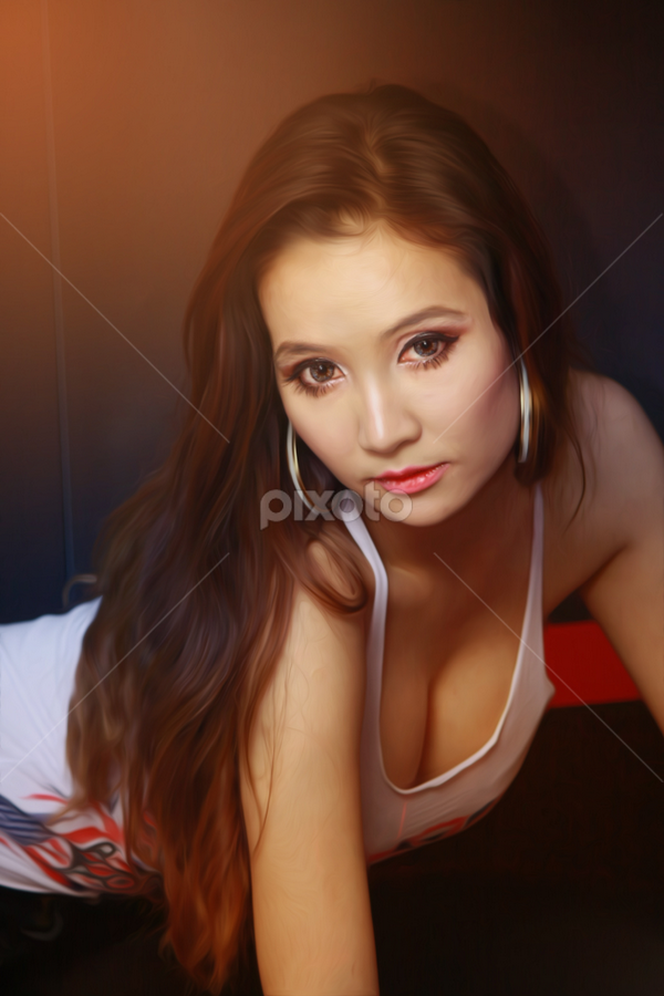 Bowling by Bli Cahaya - People Portraits of Women