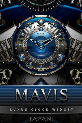 Mavis Luxury Clock Widget