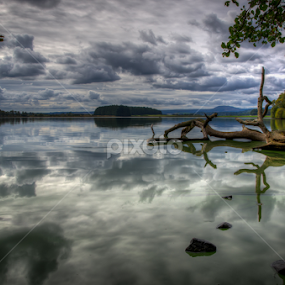 Time for Reflection. by Andrew Wood - Landscapes Waterscapes