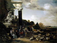 Pedestal MonumentsFigures among ruins