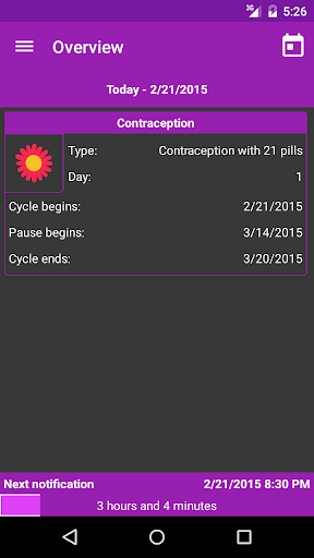 Pill Reminder Theme Black