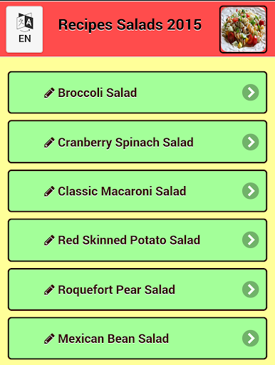 Salads Cookbook 2015