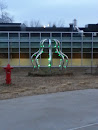 Metal Light Sculpture 