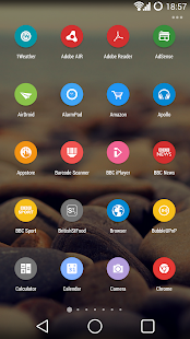 Etched Material Icons (Free) Screenshots 3
