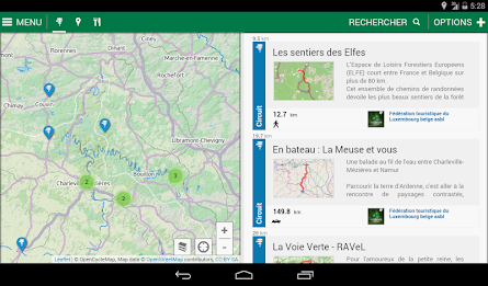 Major routes of the Ardennes poster 7