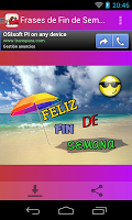 Frases de Fin de Semana APK صورة لقطة الشاشة #5