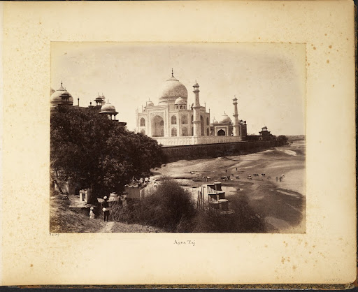 View of Taj Mahal, from album "Views of India"