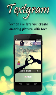 Textgram : Text on Pic