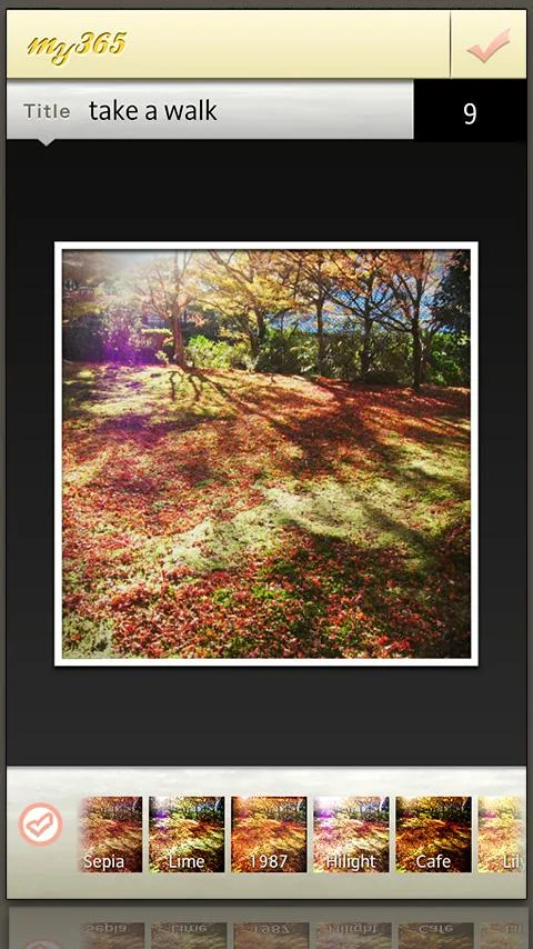 My365-photo calendar/diary app - screenshot