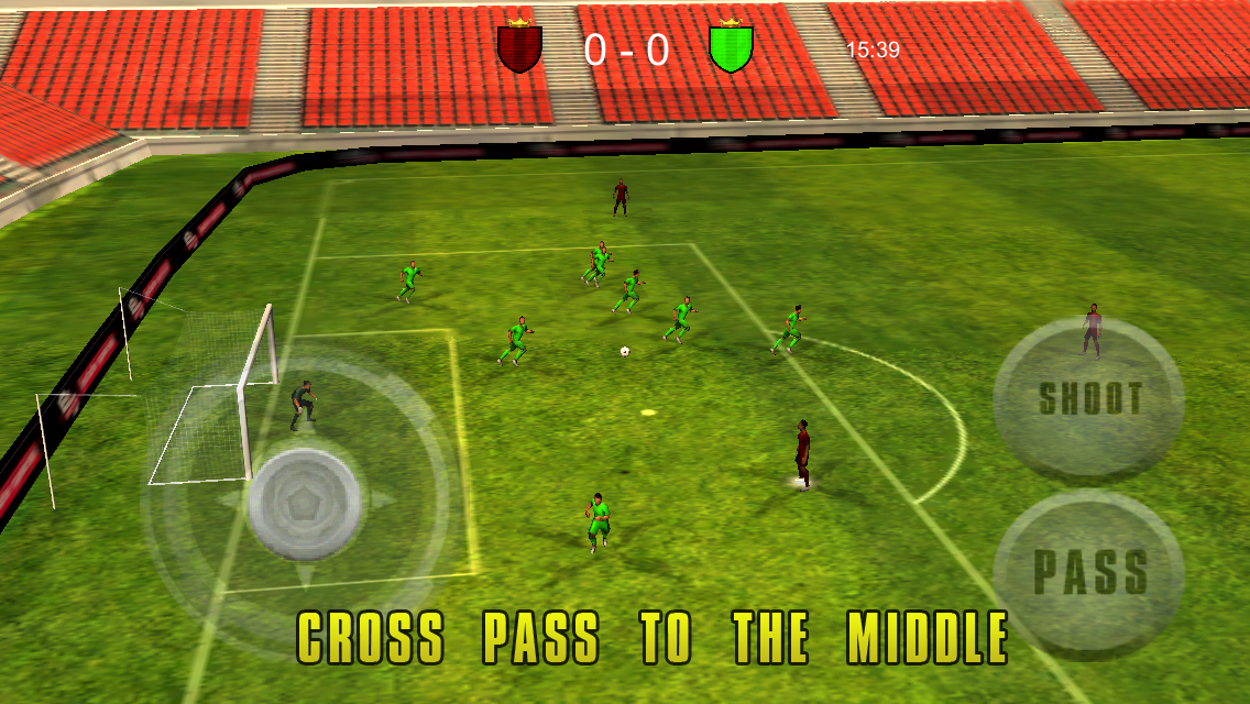   Soccer 3D Game 2015- 스크린샷 