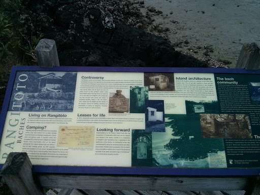 Rangitoto Information Sign Board 