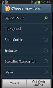 Segoe Print FlipFont Screenshots 5