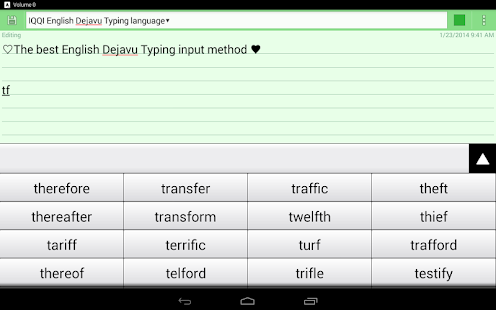 【免費工具App】IQQI Dejavu Typing (English)-APP點子