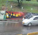 Mural Atardecer Autopista