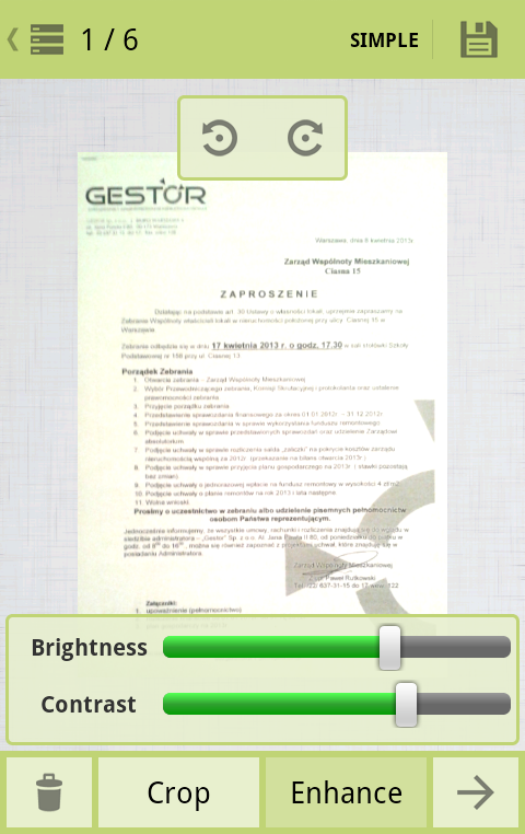 PRO Document scanner PDF Screen 2