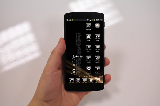 Golden Glass Icon Pack HD - screenshot