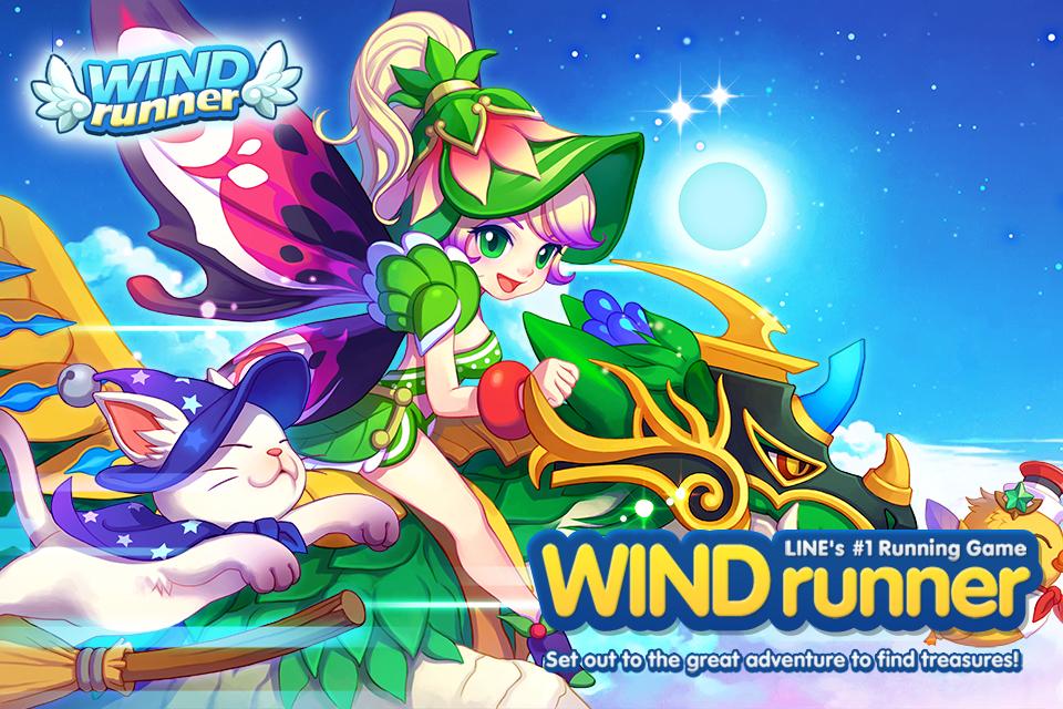 LINE WIND runner android games}