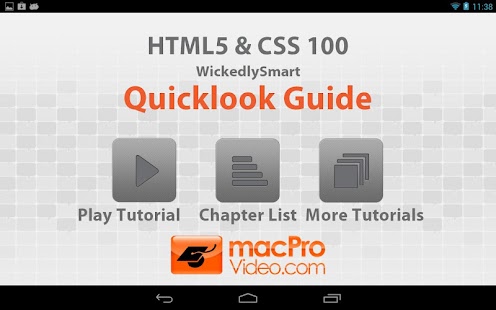 HTML5 CSS Quicklook Guide