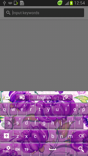 免費下載個人化APP|紫色の花無料キーボード app開箱文|APP開箱王