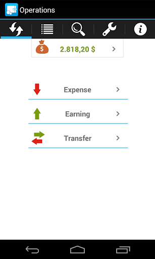 myMoney - Expense Tracking