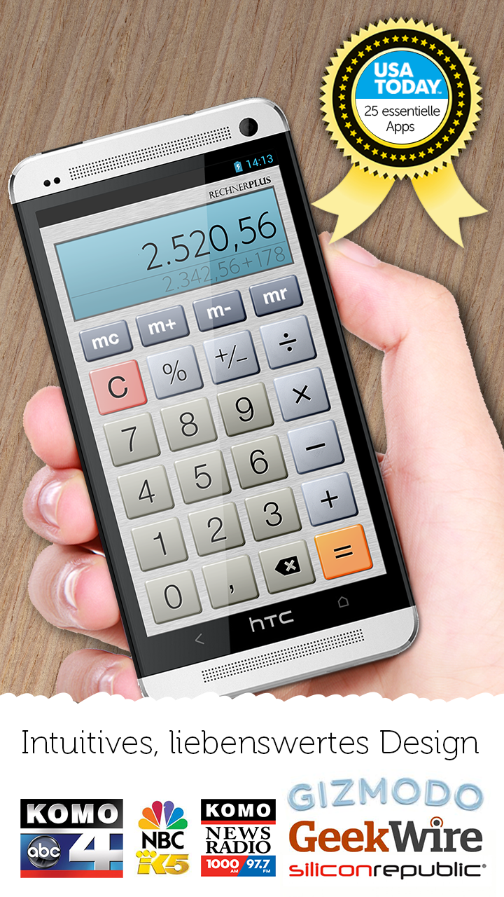 Android application Calculator Plus screenshort