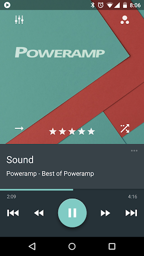 Poweramp skin Material