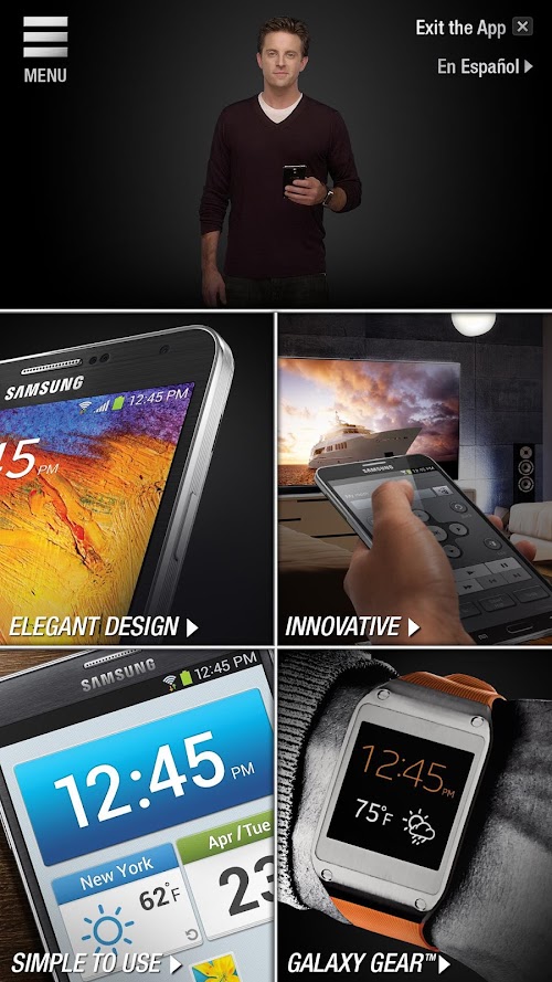 Android application US GALAXY NOTE 3 RETAIL MODE screenshort