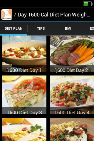 【免費健康App】1600 Cal Diet Plan Weight Loss-APP點子