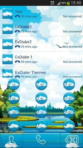 ExDialerブルー