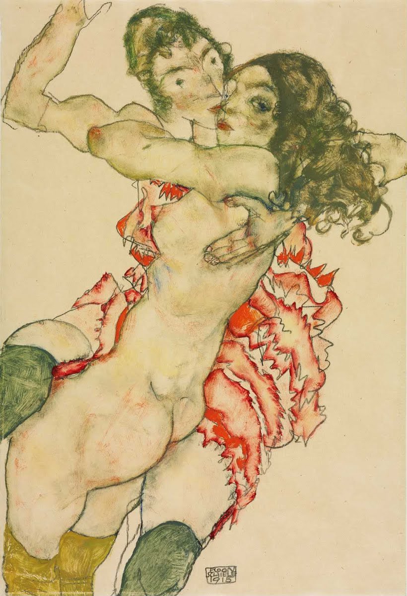 Download Two Women Hugging Painting Pictures
