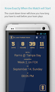 St. Louis Football Alarm Pro Screenshots 0