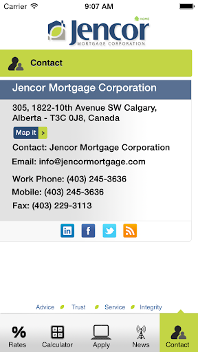 JENCOR MORTGAGE APP