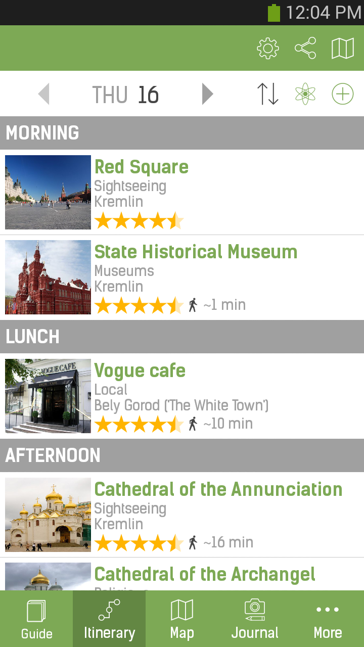 Moscow Travel Guide – mTrip Screen 3