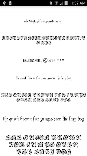 【免費個人化App】Fonts for FlipFont 50 Gothic-APP點子