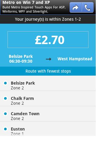 TFL Fare Calculator