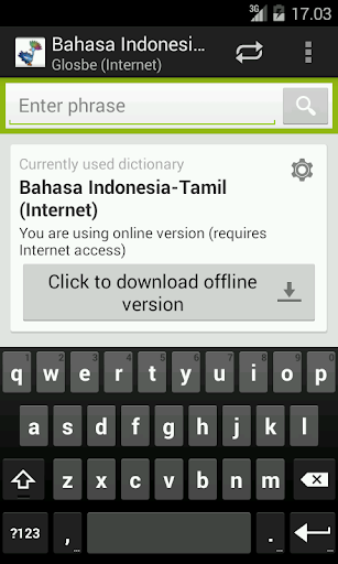 Indonesian-Tamil Dictionary