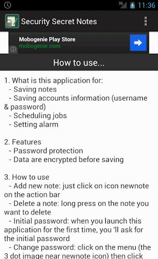 【免費工具App】Security Secret Notes - Alarm-APP點子