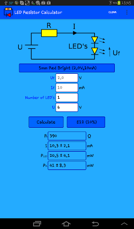 Led Resistor Calculator 2 65 Apk Free Productivity Application Apk4now
