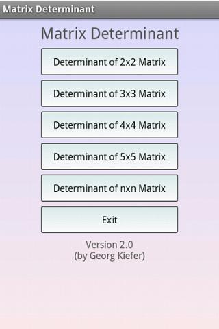 Matrix Operations Calculator