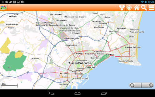 Alicante Offline mappa Map Screenshots 0