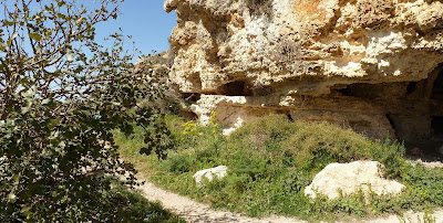Punic tombs and Roman tombs on the Mediterranean island nation of Malta. 